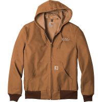 20-CTJ131, Small, Carhartt Brown, Left Chest, Trust Company - Horizontal.
